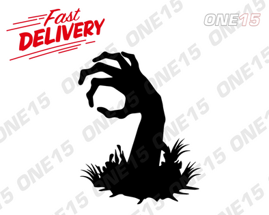 ZOMBIE HAND VINYL PAINTING STENCIL SIZE PACK *HIGH QUALITY*