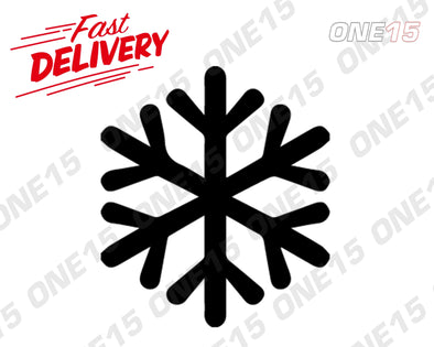 SNOWFLAKE 1 VINYL PAINTING STENCIL SIZE PACK *HIGH QUALITY*