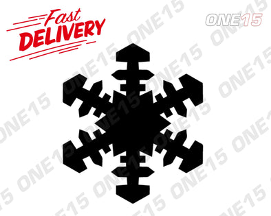 SNOWFLAKE 2 VINYL PAINTING STENCIL SIZE PACK *HIGH QUALITY*