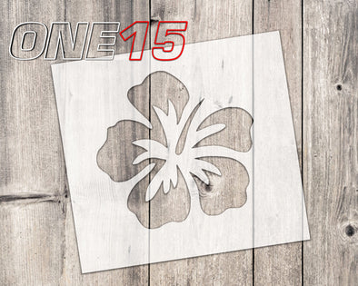 Tropical flower mylar stencil | reusable | for wood food t shirt shoes painting airbrushing | food safe | diy crafting