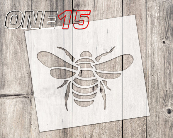 Bee mylar stencil | reusable | for wood food t shirt shoes painting airbrushing | food safe | diy crafting