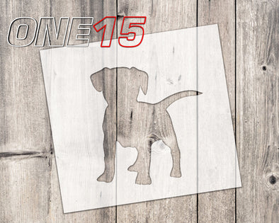 Dog 3 mylar stencil | reusable | for wood food t shirt shoes painting airbrushing | food safe | diy crafting
