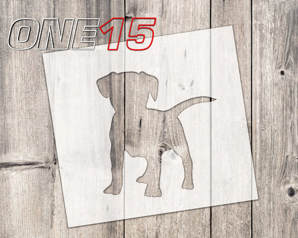 Dog 3 mylar stencil | reusable | for wood food t shirt shoes painting airbrushing | food safe | diy crafting