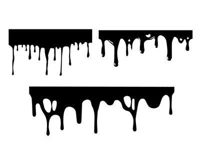 DRIP EFFECT VINYL PAINTING STENCIL SIZE PACK *HIGH QUALITY*