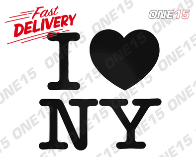 I LOVE NEW YORK VINYL PAINTING STENCIL SIZE PACK *HIGH QUALITY*