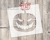 Halloween Pumpkin mylar stencil | reusable | for wood food t shirt shoes painting airbrushing | food safe | diy crafting